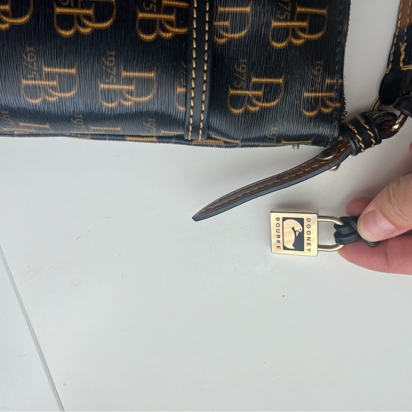 Dooney & Bourke Signature DB Logo Crossbody - Picture 4 of 12